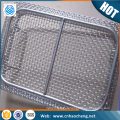 0.8mm 1mm 1.5mm wire diameter stainless steel medical tray dividers basket